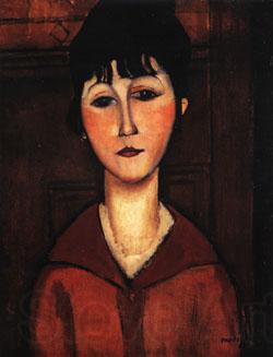 Amedeo Modigliani Ritratto di ragazza (Portrait of a Young Woman) Norge oil painting art